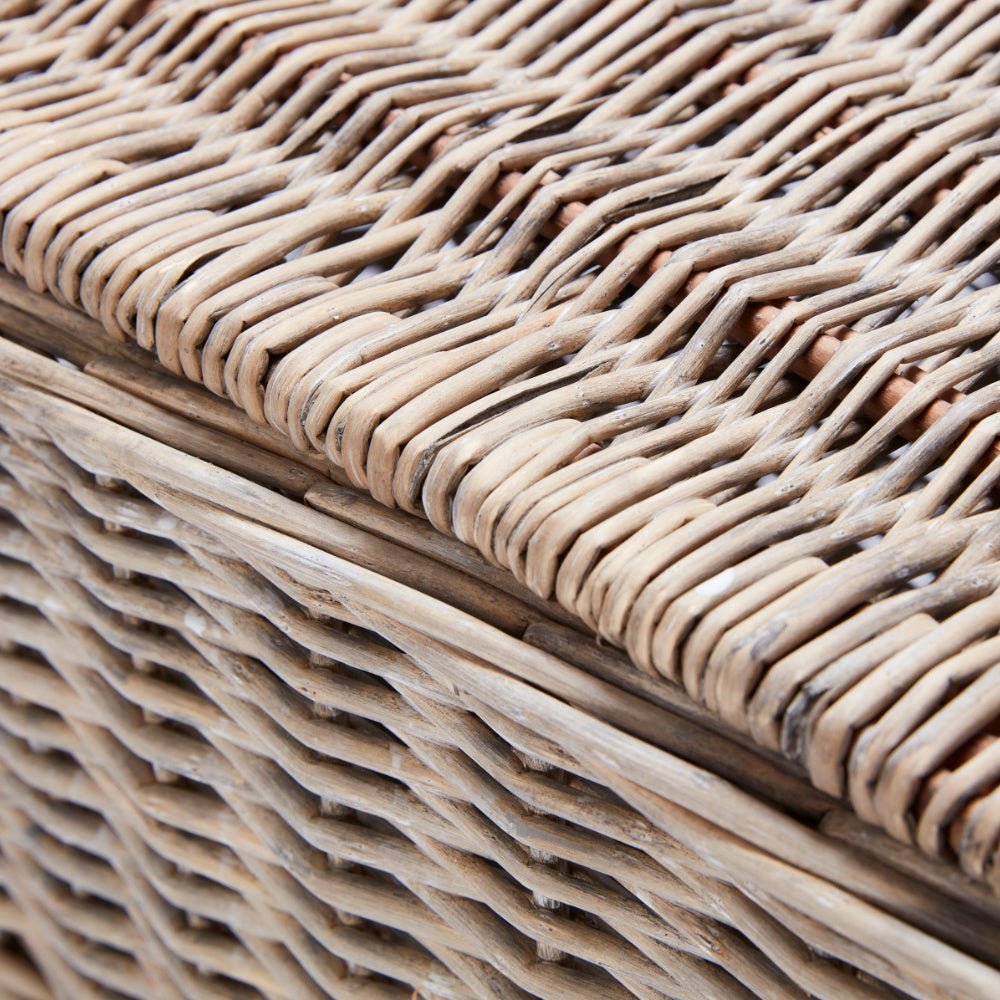 Wovenhill Wicker Grey Wash Hamper - REGN