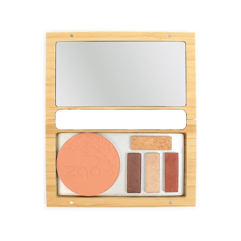 Zao Bamboo Box Medium | Empty Refillable Makeup Palette Case - REGN