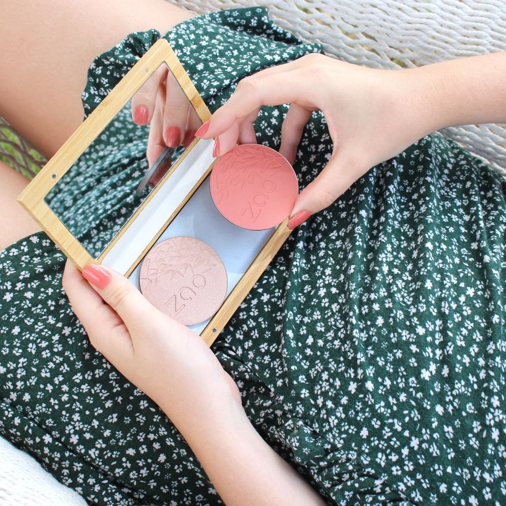 Zao Bamboo Box Medium | Empty Refillable Makeup Palette Case - REGN