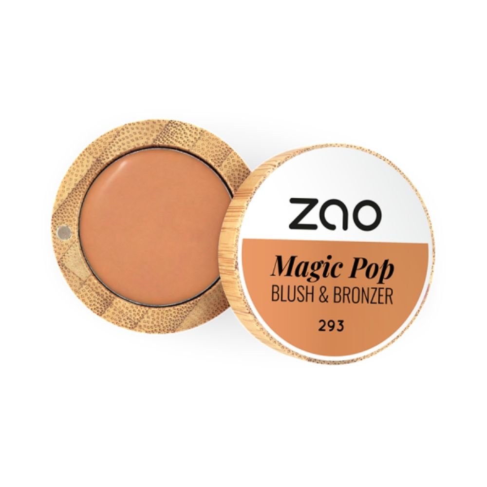 Zao Magic Pop Balm Amber Glow 293 – Limited Edition Organic Blush & Bronzer - REGN