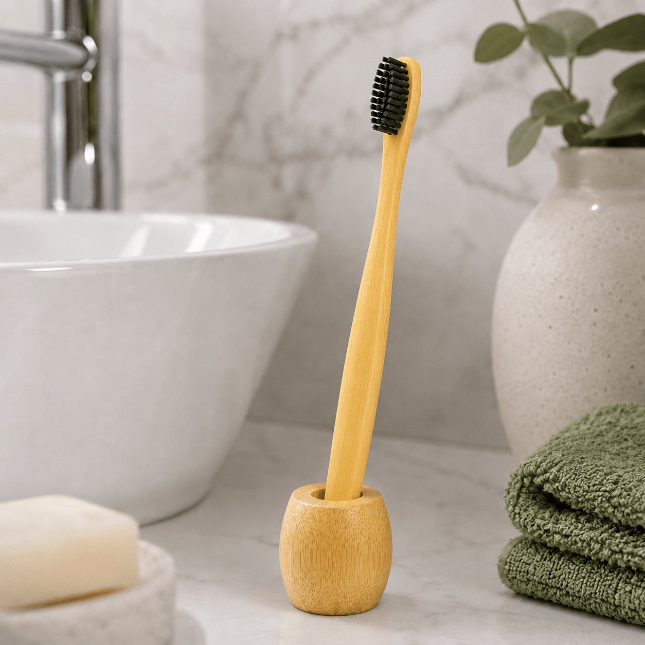 Zero Waste Club Bamboo Toothbrush Holder - REGN
