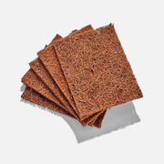 Zero Waste Club Biodegradable Coconut Kitchen Scourers - 5 Pack - REGN