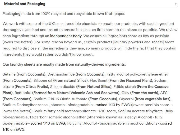 Zero Waste Club Laundry Detergent Sheets - Pack of 64 (Plastic Free) - REGN