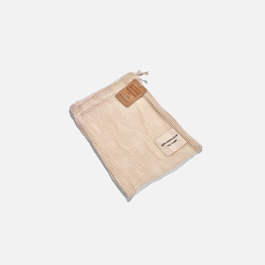 Zero Waste Club Organic Cotton Mesh Produce Bags – 3 Sizes Available - REGN