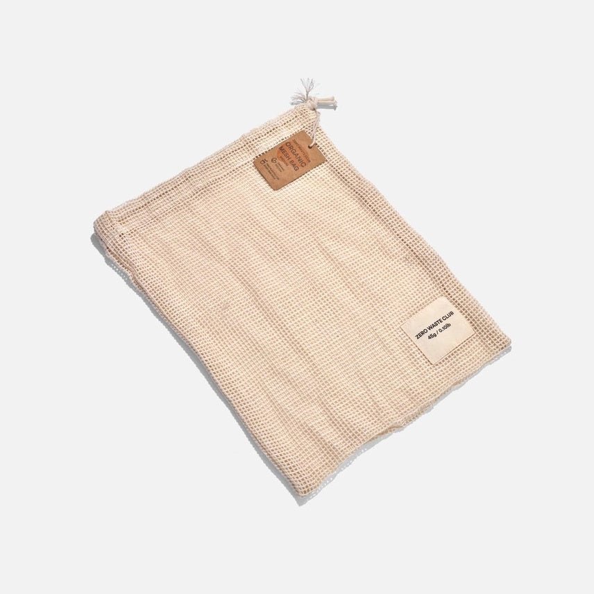 Zero Waste Club Organic Cotton Mesh Produce Bags – 3 Sizes Available - REGN