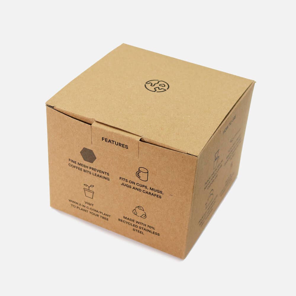 Zero Waste Club Reusable Stainless Steel Coffee Filter - Eco - Friendly & Durable - REGN