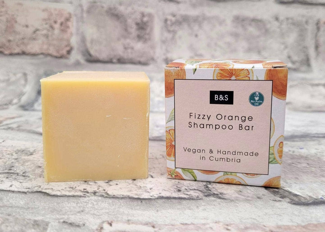 Sunny orange shampoo bar - VEGAN - 100g