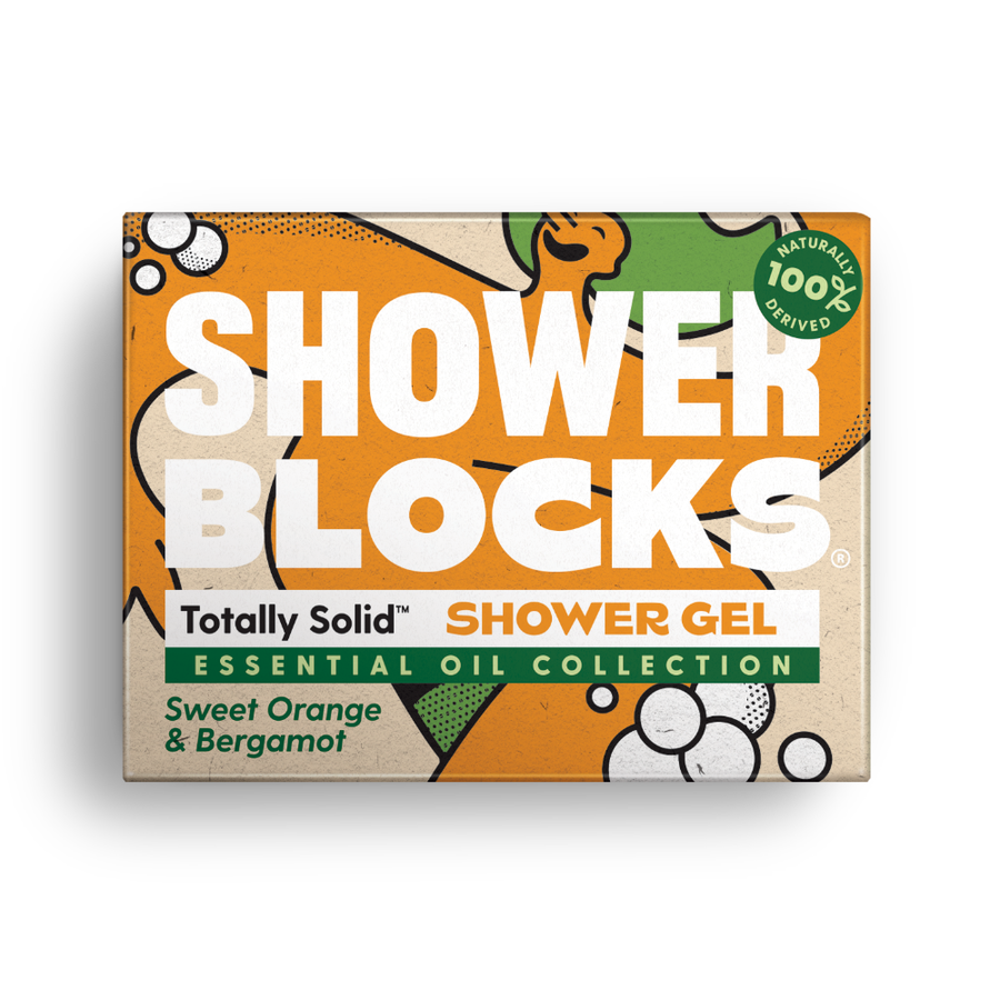 Shower Block – Essential Oil Collection – Sweet Orange & Bergamot 100g