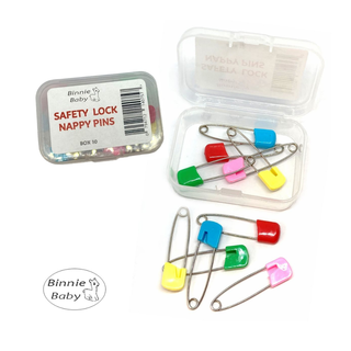 Nappy Safety Pins - 10 Pack