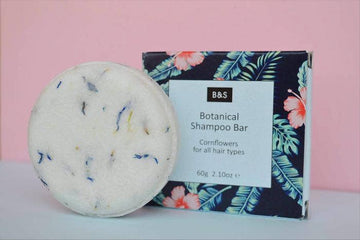 Botanical shampoo bar with cornflowers  - 60g