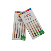 Pack of 4 Adult Bamboo Toothbrushes by &Keep
