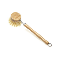 bamboo dish brush with handle