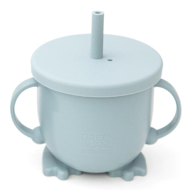 Baby sippy cup in blue