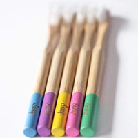 4 colourful toothbrushes by &keep