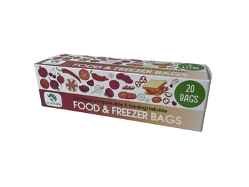 Compostable Freezer & Food Bags – 6L