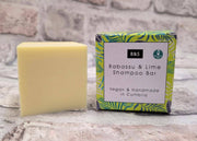 Babassu & Lime Enriching Shampoo & Body Bar - Plastic Free Eco Shower Bars, 130g - REGN