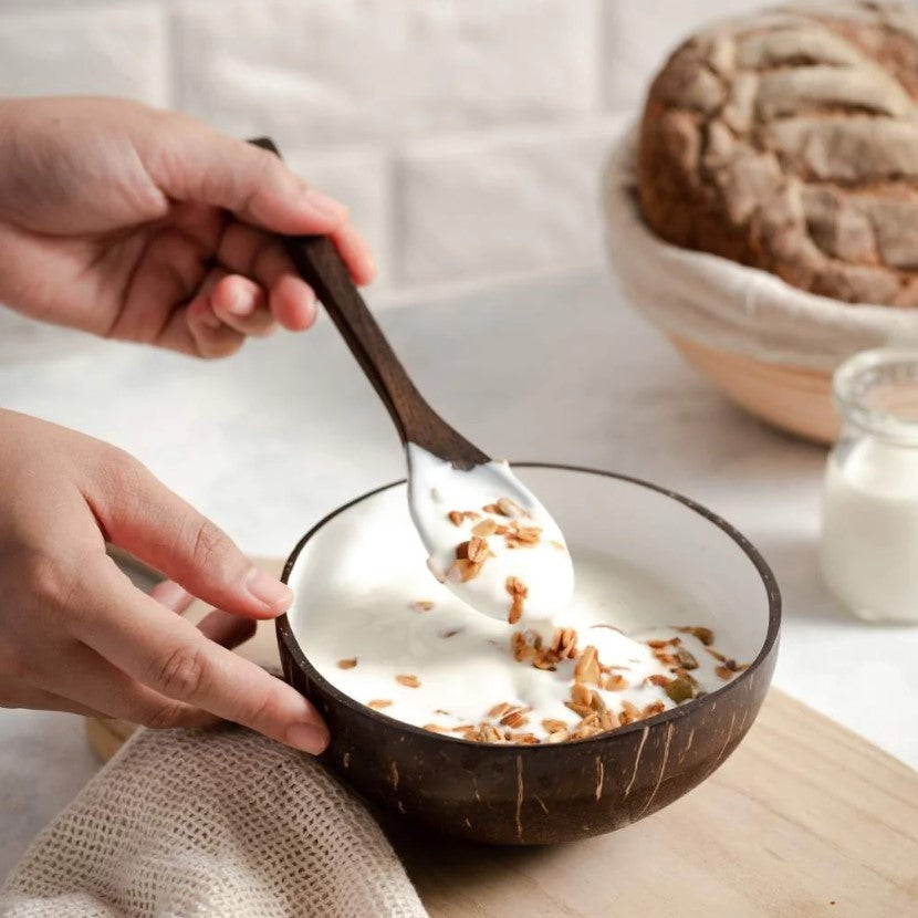 Eco-friendly Coconut Bowls & Spoons Set of 2