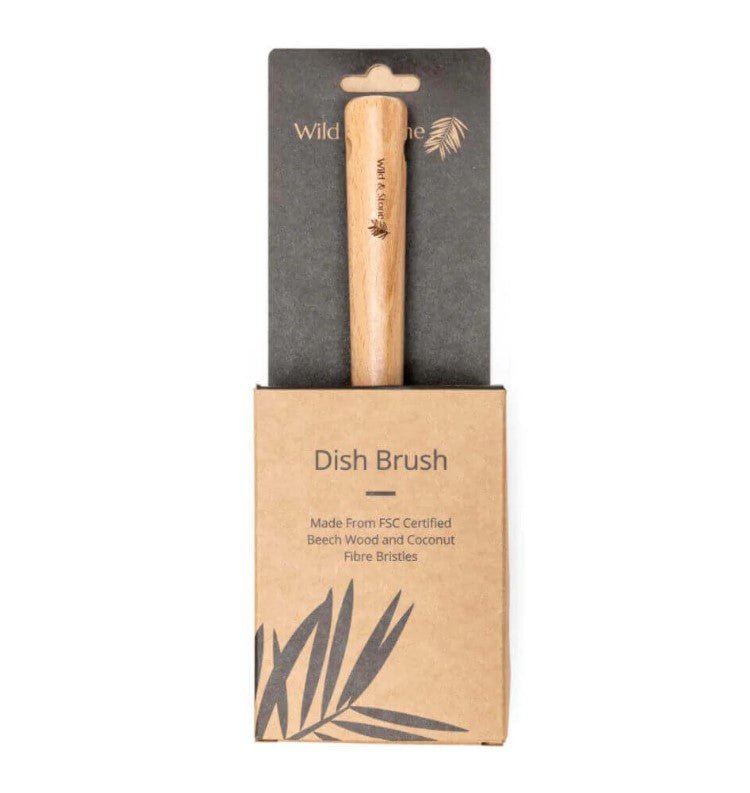 Coconut Fibre Plastic Free Kitchen Dish Brush, Eco Friendly Washing Brush - REGN