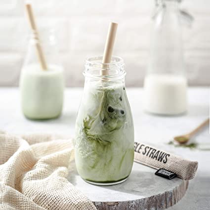 Jungle Straws® Reusable Bamboo Straws - Set Of 12 - REGN