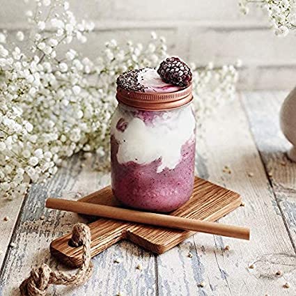 Jungle Straws® Reusable Bamboo Straws - Set Of 12 - REGN