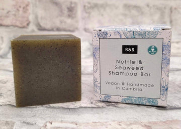 Nettle & Seaweed Enriching Shampoo & Body Bar - Plastic Free Eco Shower Bars, 130g - REGN