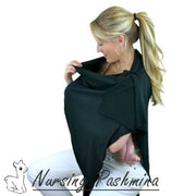 Nursing Pashmina Shawl - Black - REGN