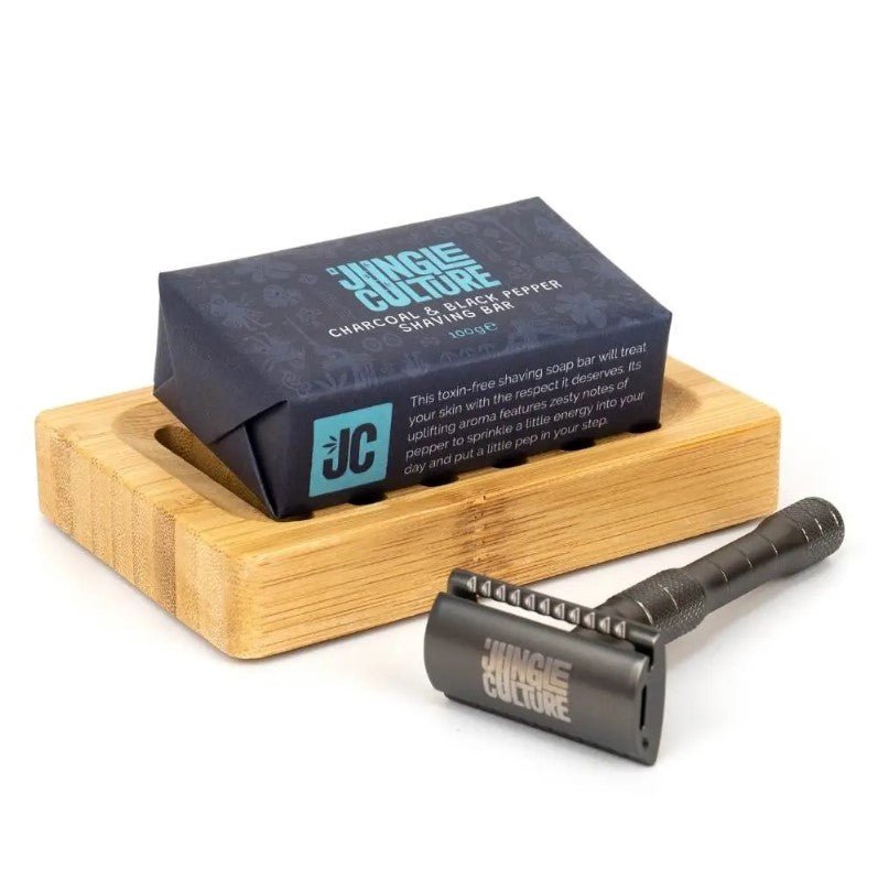 Plastic Free Solid Shaving Soap Bars For Cleansing & Smooth Shaving - 100g - REGN