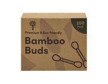 Re:gn Bamboo Cotton Buds – 200 Pack | Eco Plastic - Free Swabs - REGN