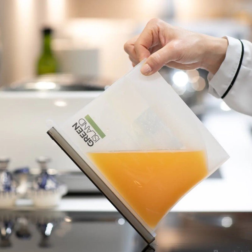 Reusable Silicone Ziplock Food Storage Freezer Bags, Leakproof Airtight Storage Bag - REGN