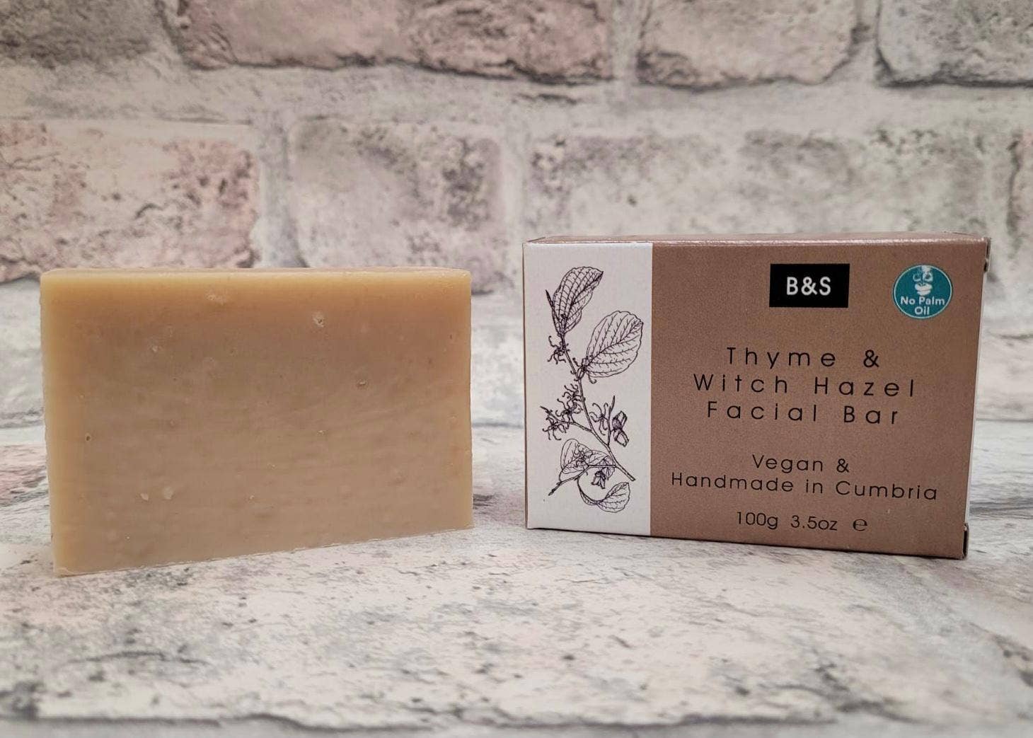Thyme & Witch Hazel Organic Natural Facial Cleansing Soap - 100g - REGN