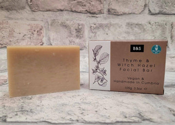 Thyme & Witch Hazel Organic Natural Facial Cleansing Soap - 100g - REGN