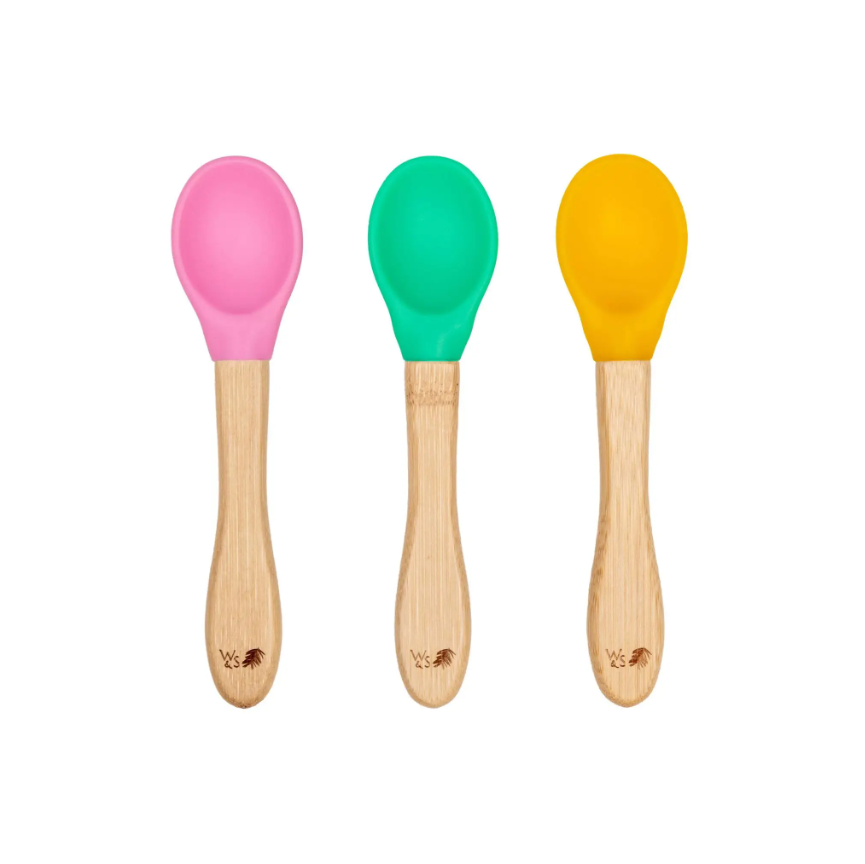 Baby silicone spoons